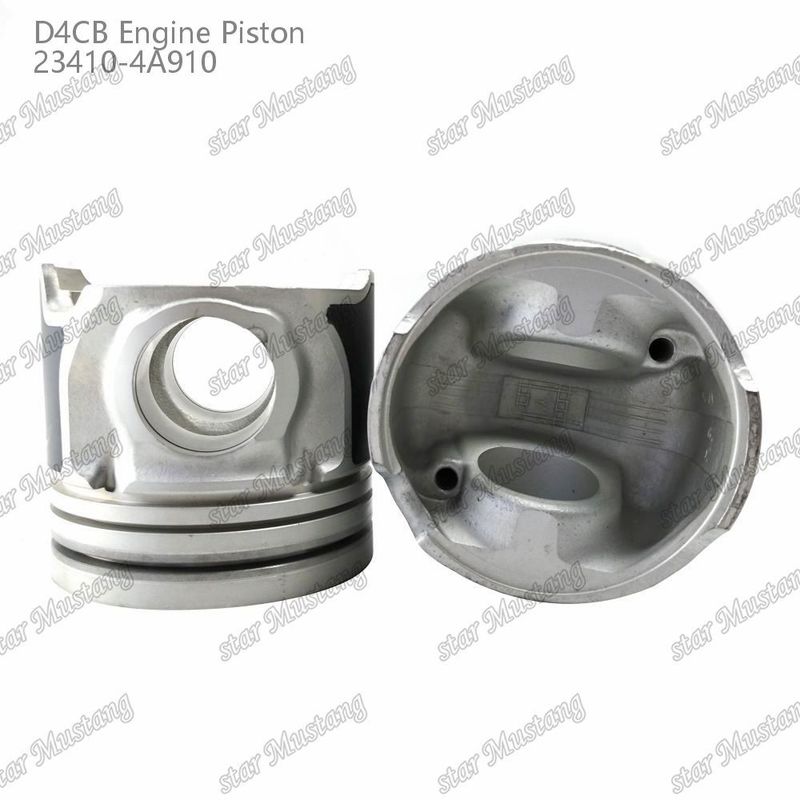Hafif Ağırlıklı Piston D4CB 52mm Orta akış hızı için yanma odası 23410-4A910
