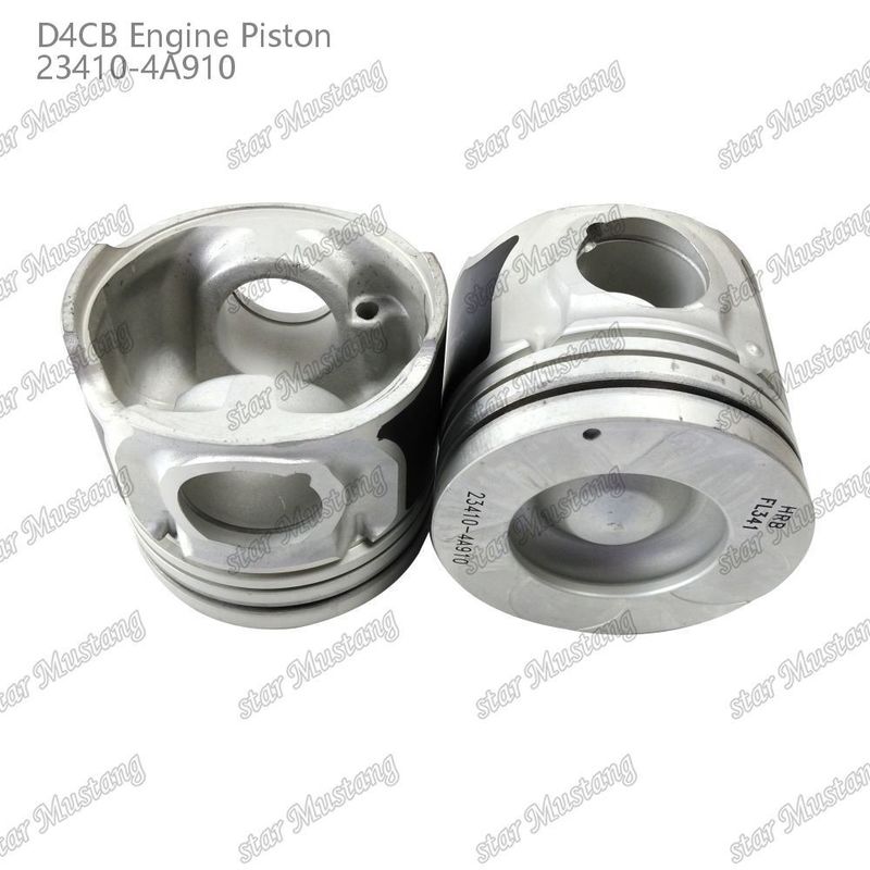 Hafif Ağırlıklı Piston D4CB 52mm Orta akış hızı için yanma odası 23410-4A910