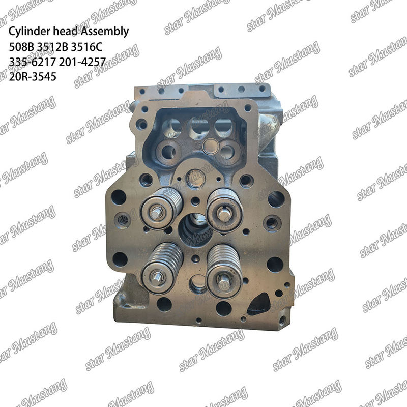 Silindir başı montajı 508B 3512B 3516C 335-6217 201-4257 20R-3545 Caterpillar motor yedek parçaları için Dizel motor tipi