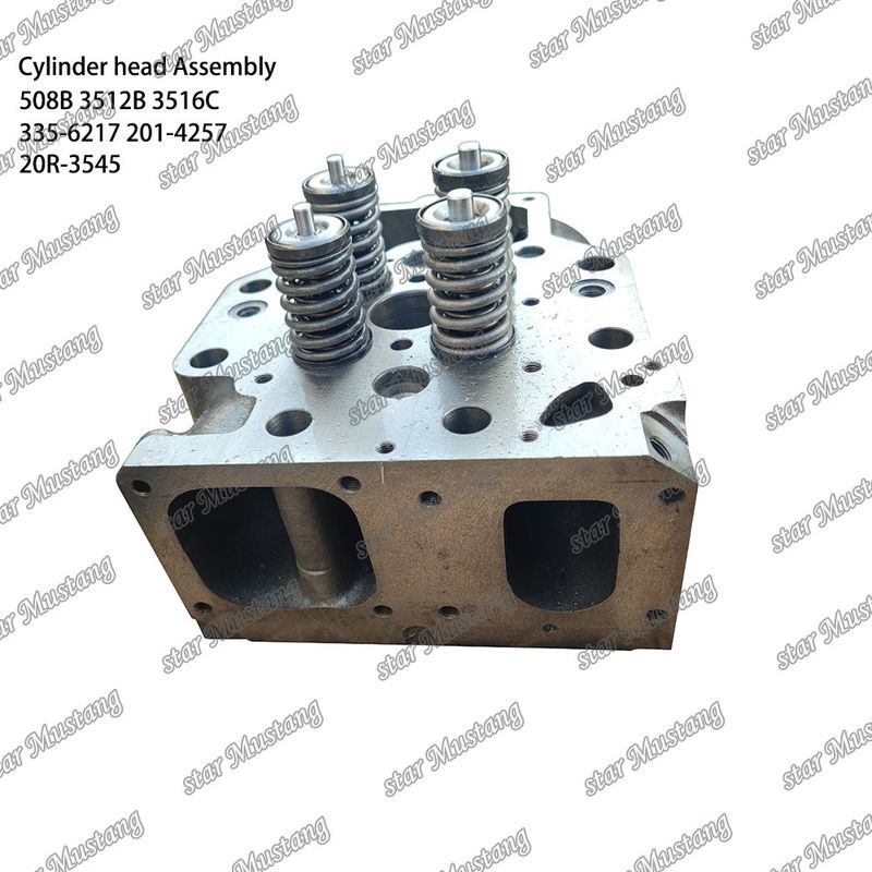 Silindir başı montajı 508B 3512B 3516C 335-6217 201-4257 20R-3545 Caterpillar motor yedek parçaları için Dizel motor tipi