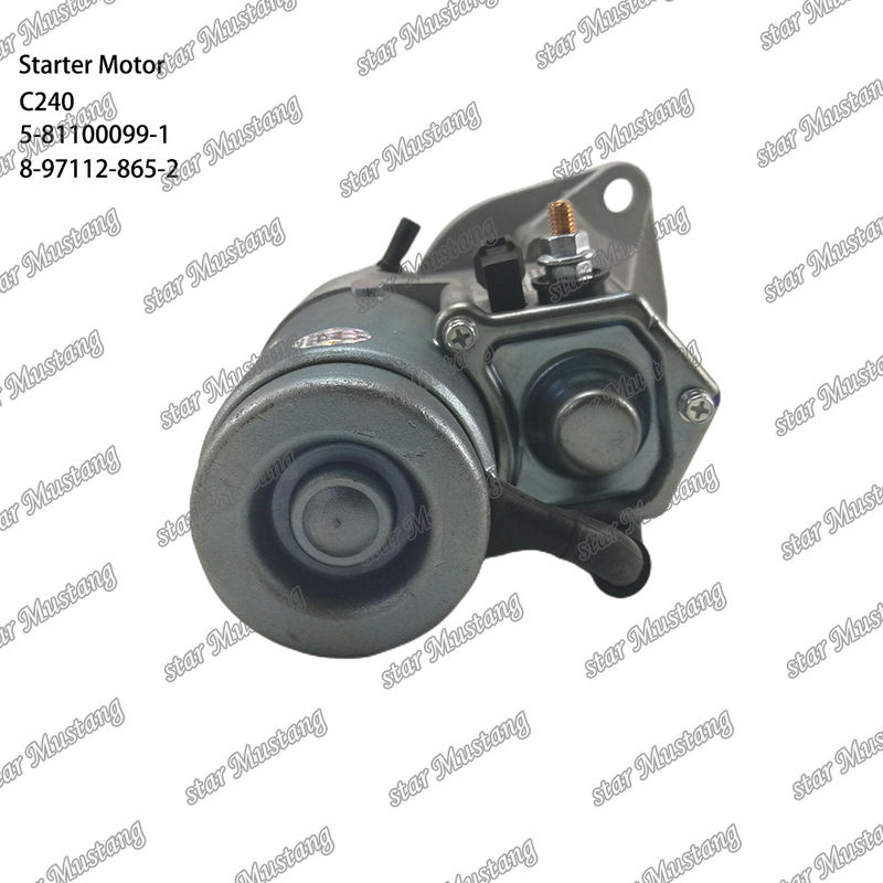 C240 Motor Starter Motoru 9T 12V 5-81100099-1 8-97112-865-2 ISUZU motor yedek parçaları için