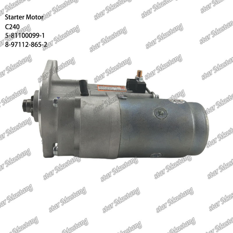 C240 Motor Starter Motoru 9T 12V 5-81100099-1 8-97112-865-2 ISUZU motor yedek parçaları için