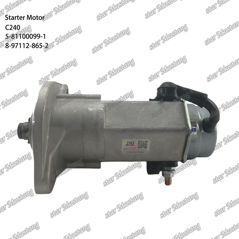 C240 Motor Starter Motoru 9T 12V 5-81100099-1 8-97112-865-2 ISUZU motor yedek parçaları için