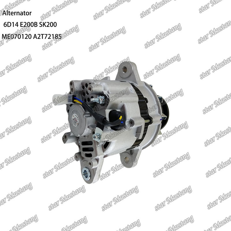 Alternatör 6D14 E200B SK200 24V 35A ME070120 A2T70772 A2T72185 Mitsubishi Motor yedek parçaları için uygundur