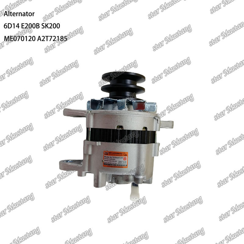 Alternatör 6D14 E200B SK200 24V 35A ME070120 A2T70772 A2T72185 Mitsubishi Motor yedek parçaları için uygundur