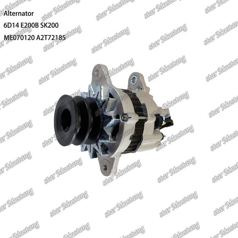 Alternatör 6D14 E200B SK200 24V 35A ME070120 A2T70772 A2T72185 Mitsubishi Motor yedek parçaları için uygundur