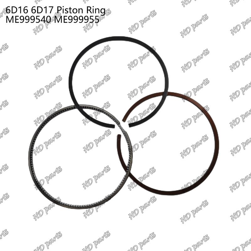 Çevrimiçi Destek Piston Halkası 6D16 6D17 ME999540 ME999955 Mitsubishi Motoru yedek parçaları için uygundur Silindir Gasketi