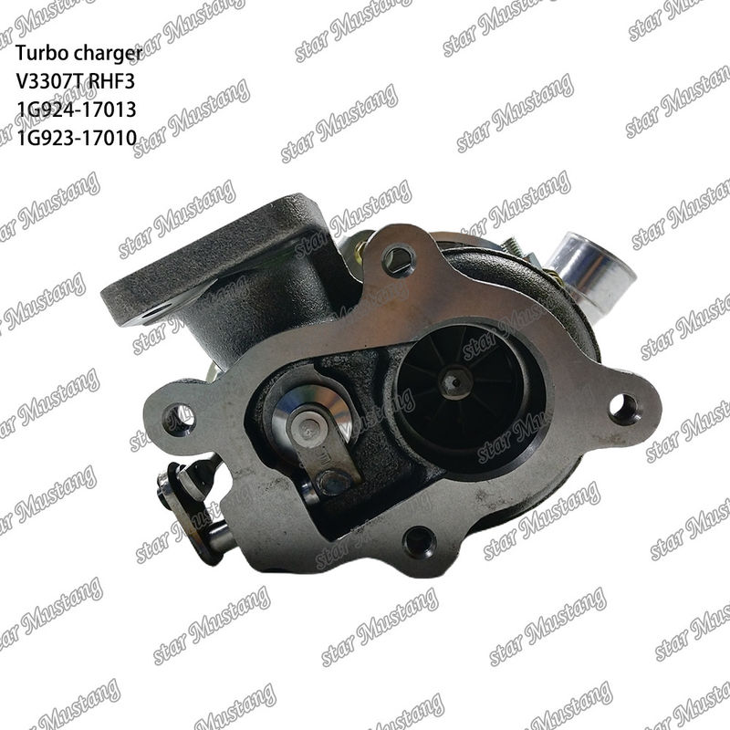 Turboşarj V3307T 1G924-17013 RHF3 1G923-17010 KUBOTA motor parçaları için uygundur