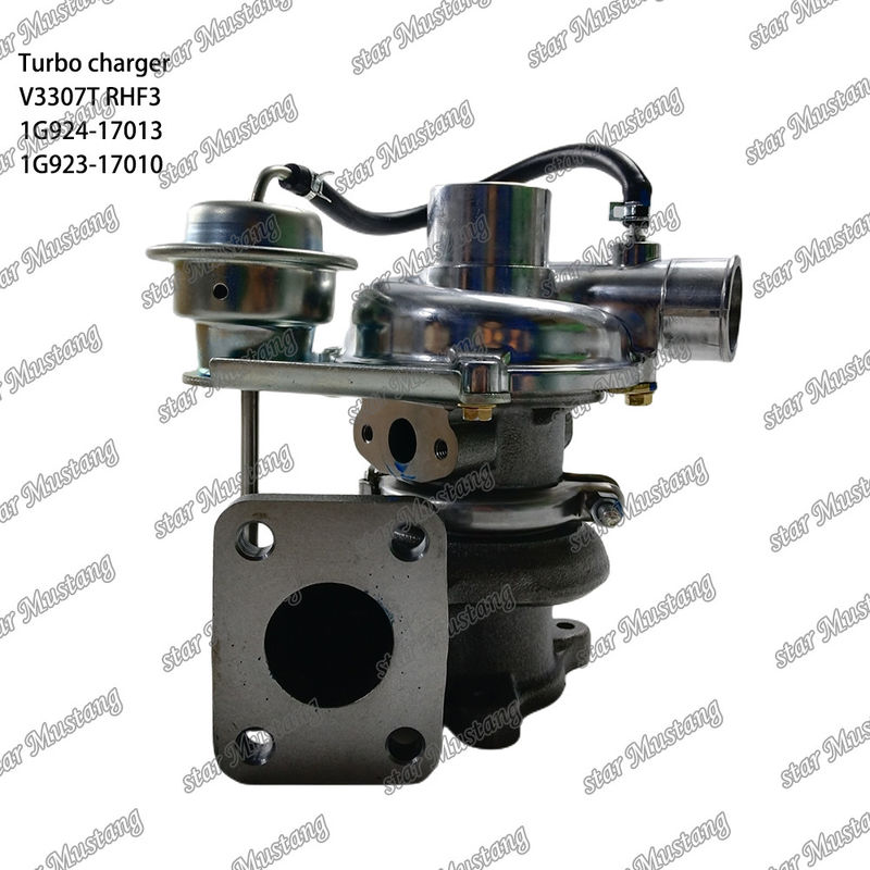 Turboşarj V3307T 1G924-17013 RHF3 1G923-17010 KUBOTA motor parçaları için uygundur