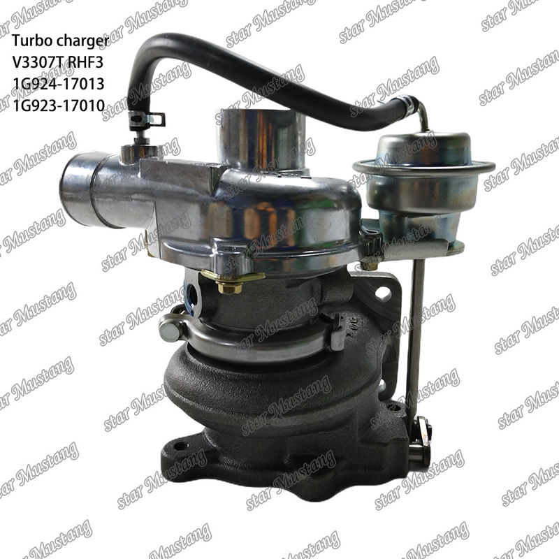 Turboşarj V3307T 1G924-17013 RHF3 1G923-17010 KUBOTA motor parçaları için uygundur