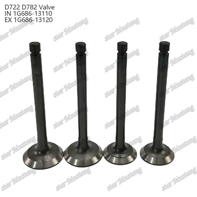 Orijinal Stock Integral Structure Valve ZB400 ZB500 Z400 Z430 Z482 D722 D782 IN 14601-13110 EX 14601-13120 Çevrimiçi Destekle Dizel Motoru Parçası