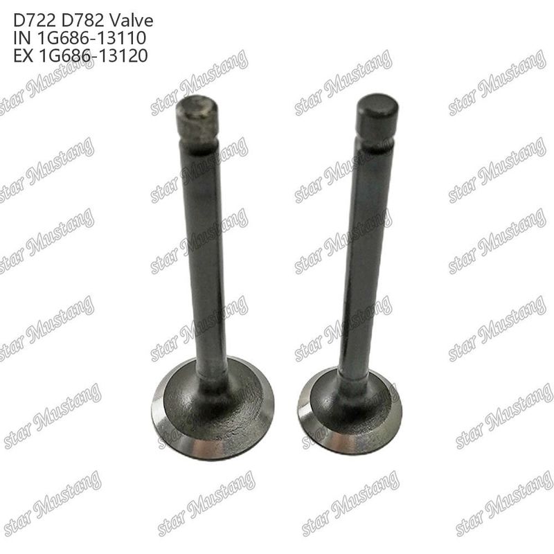 Orijinal Stock Integral Structure Valve ZB400 ZB500 Z400 Z430 Z482 D722 D782 IN 14601-13110 EX 14601-13120 Çevrimiçi Destekle Dizel Motoru Parçası