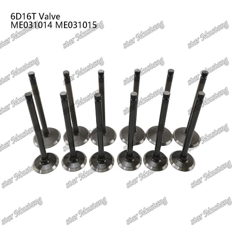 Integral Structure Valve 6D16T IN ME031014 EX ME031015 Dizel Motoru Parçası