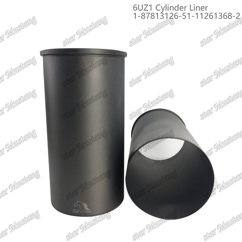 Silindir Liner 6UZ1 1-87813126-5 1-11261368-2 ISUZU motor parçaları için uygundur