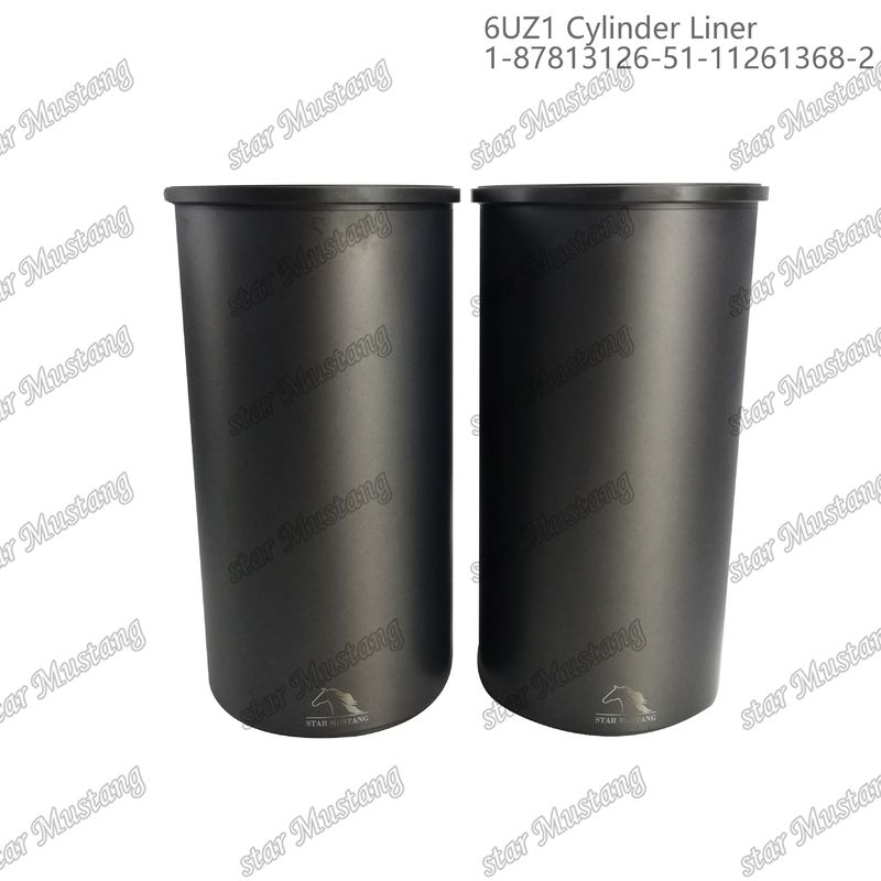 Silindir Liner 6UZ1 1-87813126-5 1-11261368-2 ISUZU motor parçaları için uygundur