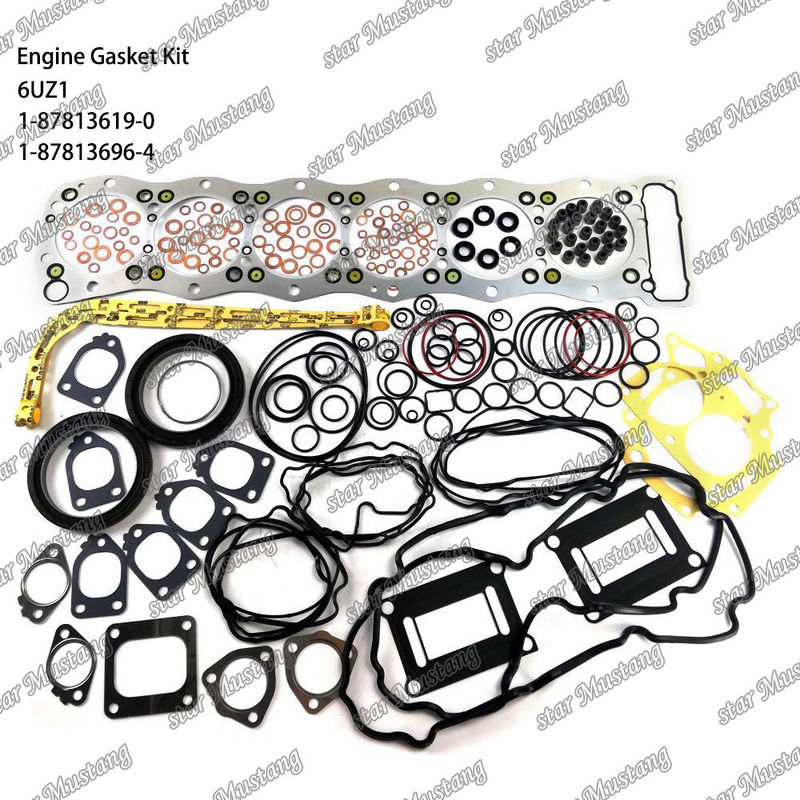 Tam dikiş seti 6UZ1 1-87813619-0 1-87813696-4 Isuzu Motor Parçaları için Uygun