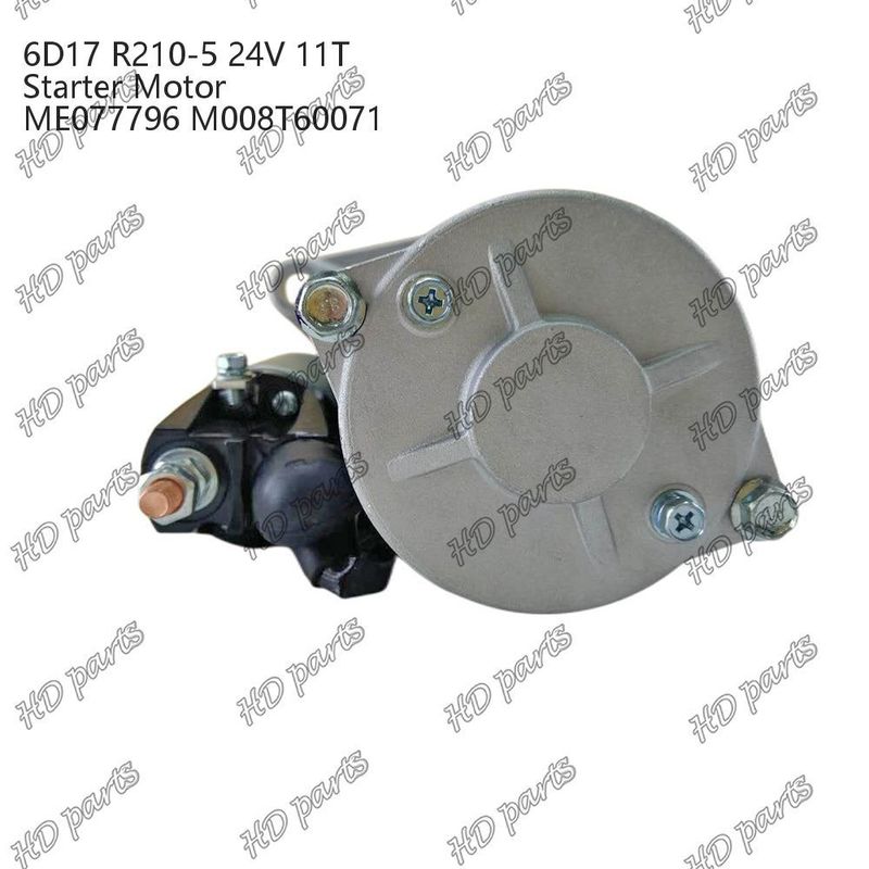 6D17 24V 11T R210-5 ME077796 M008T60071 Dizel Motor Starter Motor Diğer Sertifikasyon