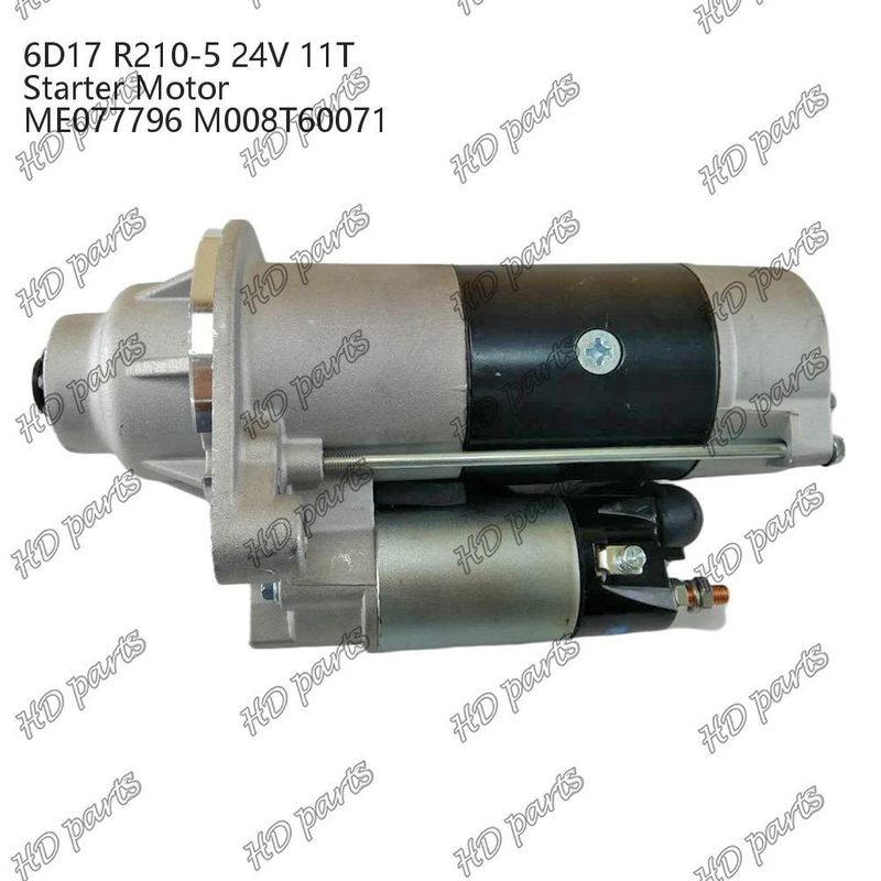 6D17 24V 11T R210-5 ME077796 M008T60071 Dizel Motor Starter Motor Diğer Sertifikasyon