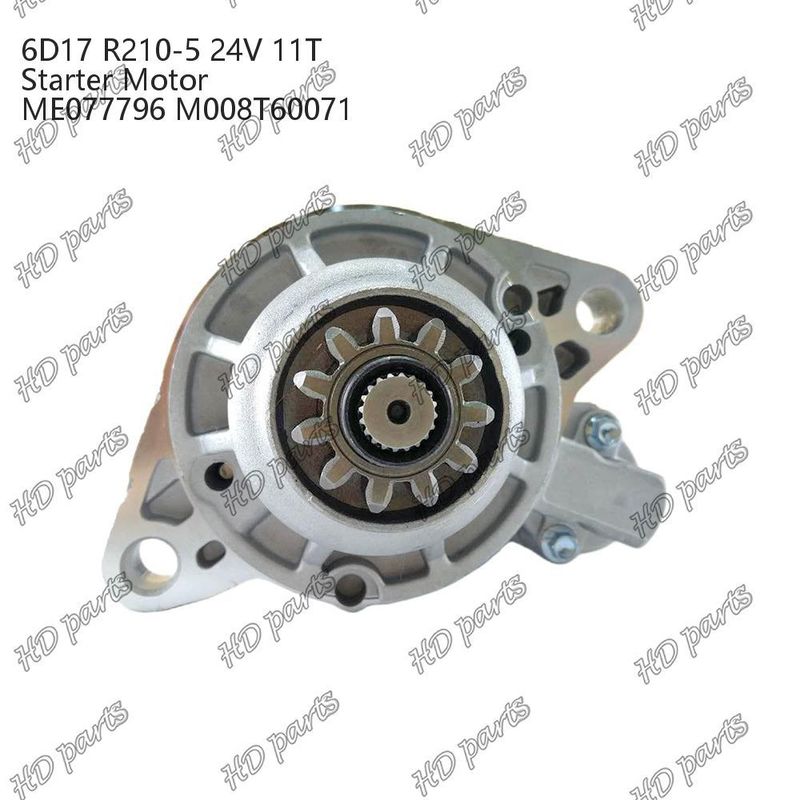 6D17 24V 11T R210-5 ME077796 M008T60071 Dizel Motor Starter Motor Diğer Sertifikasyon