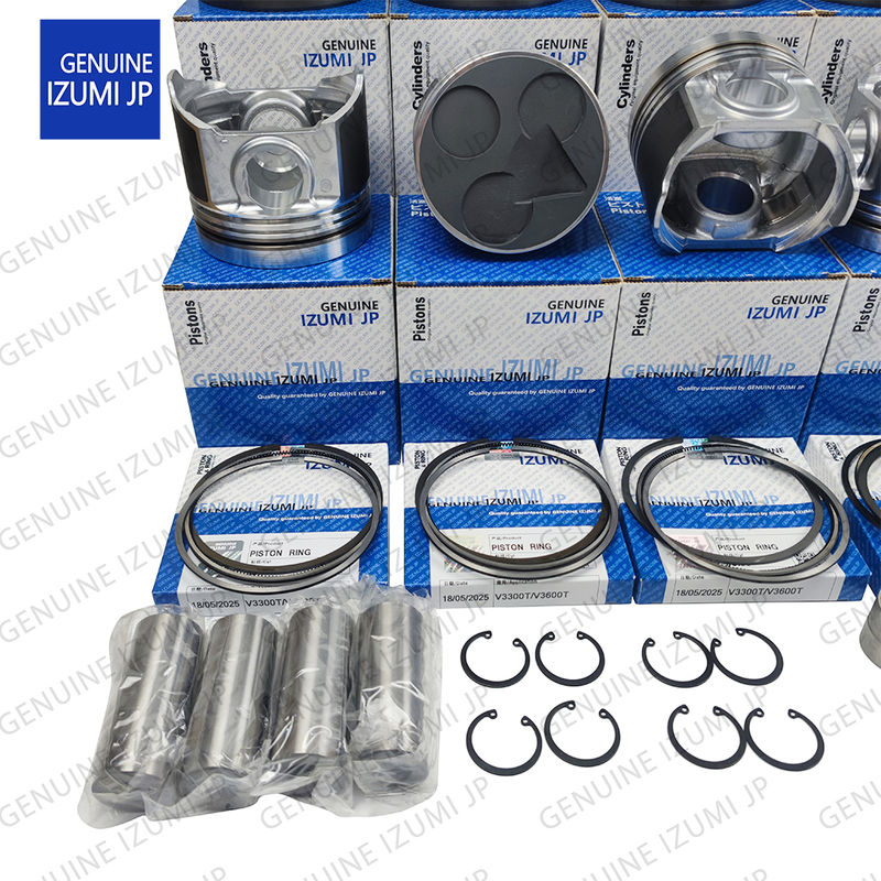 V3600T Silindir Gömleği Takımı Piston 1J510-21113 Kubota Dizel Motor Tamir Parçaları İçin