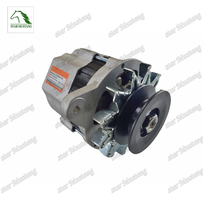 Orijinal Dizel Motoru Alternatörü 4D95 PC60-5 24V 30A 600-821-3850