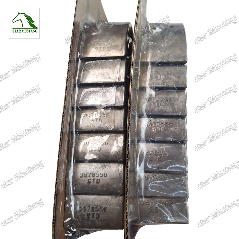 Motor QSX15 3678555 3678556 STD Cummins motor yedek parçaları için ana ve kon rod rulmanı