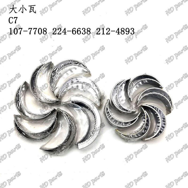 C7 Dizel Motor Ana Yatak ve Biyel Kol Yatağı 107-7708 224-6638 Endüstriyel Uygulamalar için